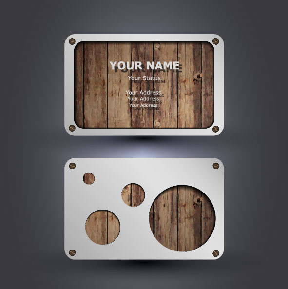 Retro card 05 - vector material