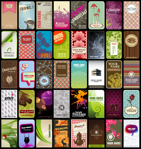 Beautifully card template 05 - vector material