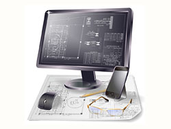 Housing construction drawings 06 - vector material