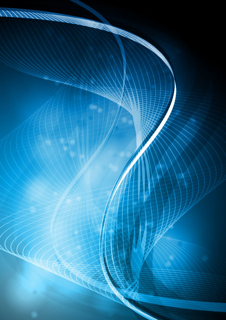 Blue rays background 04 - vector material