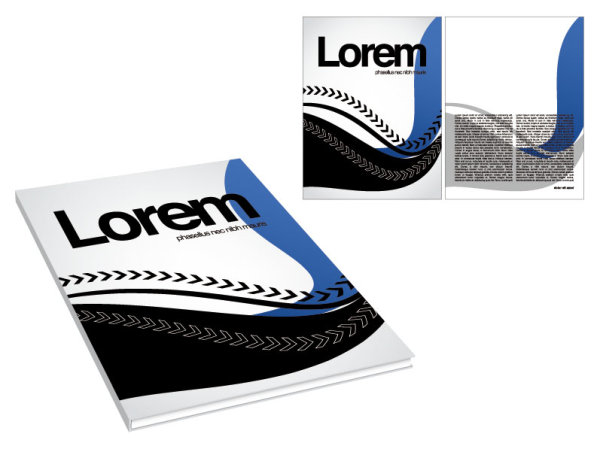 Cover the trend template 05 - vector material