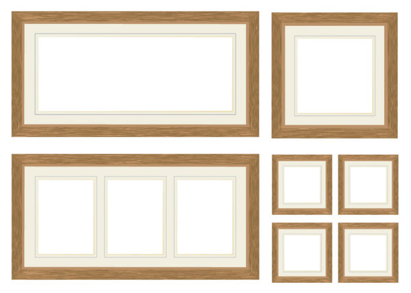 Wood Frame - vector material