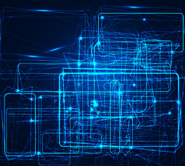 The trend of light background 02 - vector material