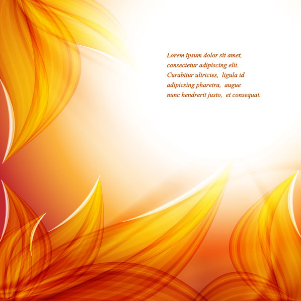 Beautiful autumn leaves background 04 - vector material