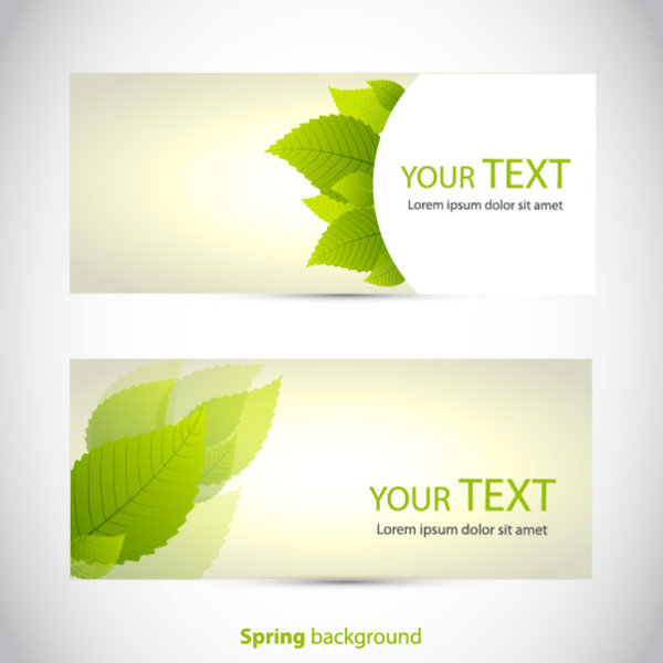 Beautifully banner 01 - vector material