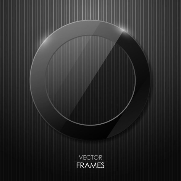 Cool black border 03 - vector material