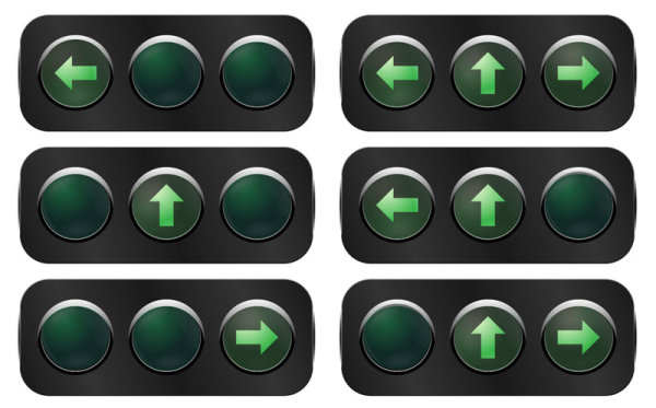 Traffic lights 02 - vector material