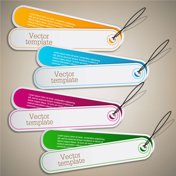 Beautifully label 13 - vector material