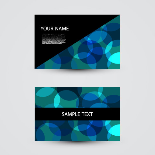 The trend of business cards 03 - vector material