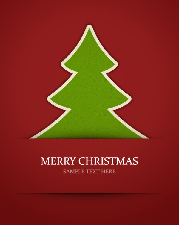 Beautiful Christmas background 04 - vector material