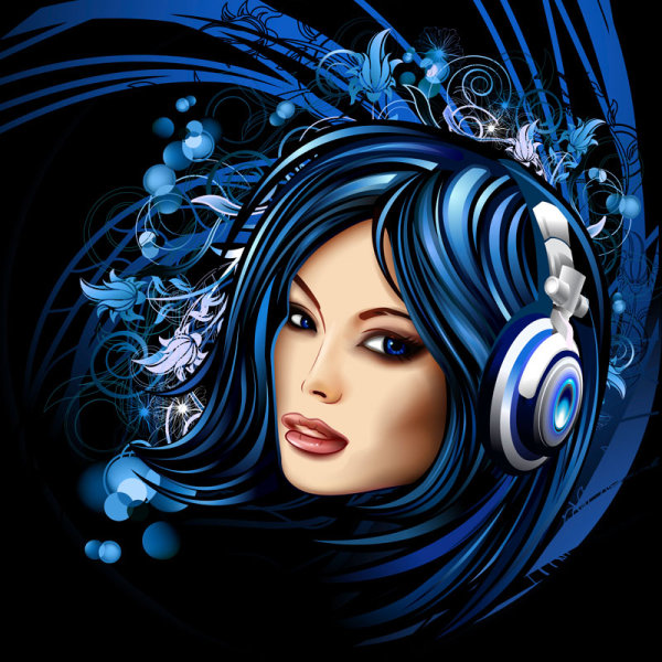 Cartoon trend Flirty 03 - vector material