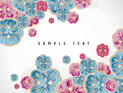 Particular trend pattern vector material