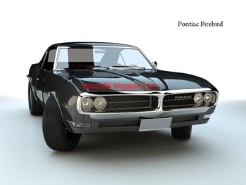 Black Pontiac model classic cars