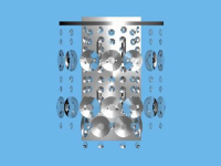 European modern crystal lamp 3D model