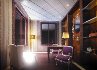 European retro den 3D model