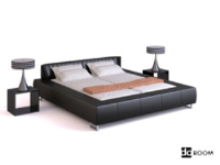 Modern style bedroom furniture combination