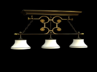 European modern chandelier 3D model