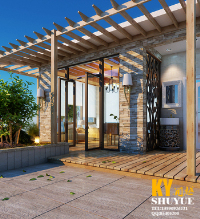 Evening garden 3D model