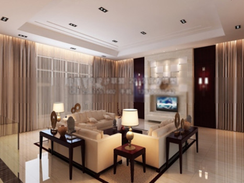 Spacious living space design