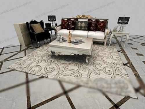 Contemporary sofa 3d models