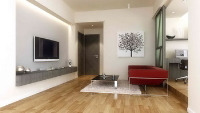  Modern simple small-space living room model 