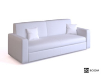 More than simple white sofa model