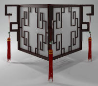 Chinese court lighting