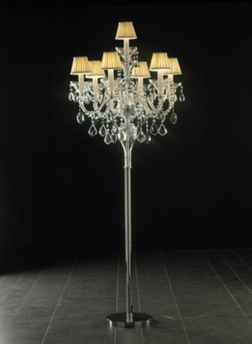 Crystal floor lamp 3D models