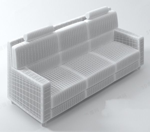 Fashion model white mesh sofa