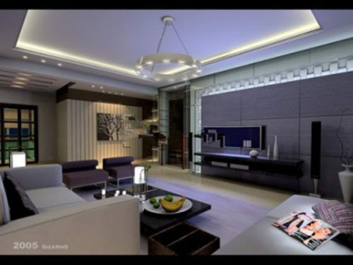 Conceptual model of the family living room