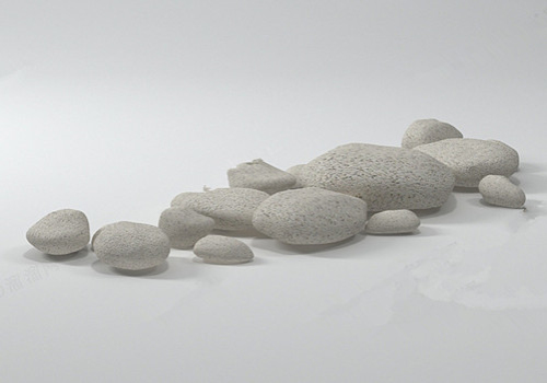 Small stones 3d model 