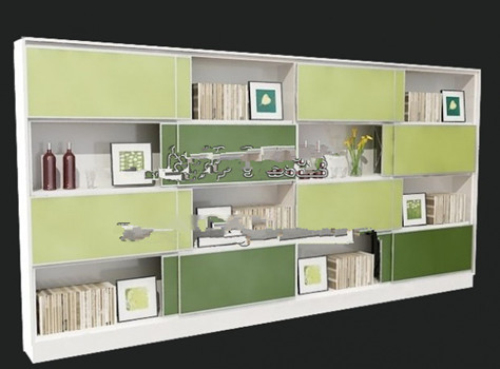 Refreshing bookcase 3d model