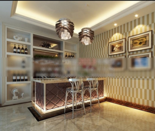 Wine tasting at the 3d model