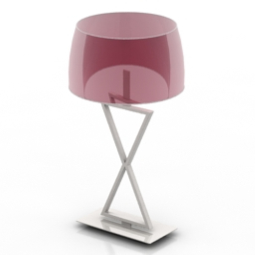 purple exquisite table lamp model