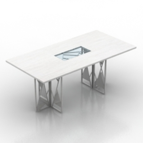 white table model