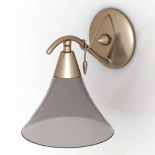 retro metal wall lamp 3D models