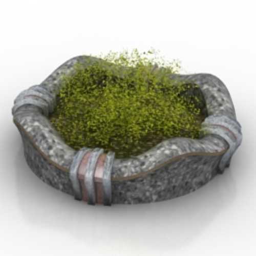 grass bonsai model
