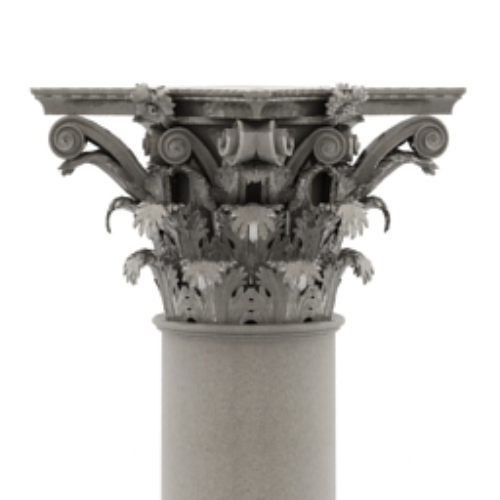 pillars of European architecture model