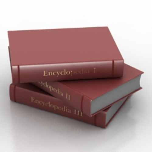 red hardcover book model