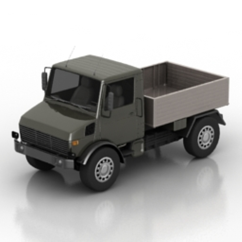 3D model of military trucks