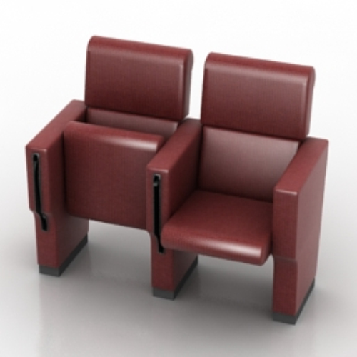 cinema seats 3D models