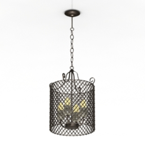 Pierced modern chandelier model