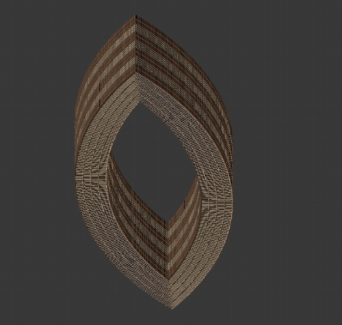 Gorgeous fashion big crystal chandelier 3d model