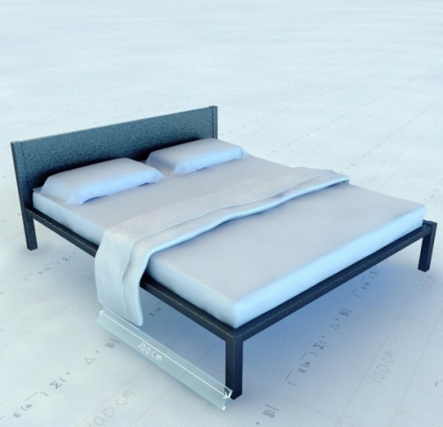Simple 3d model Bed