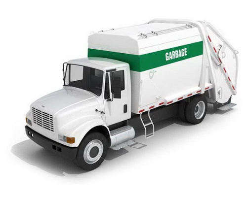 White trash clean-car 3d model