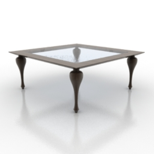 Transparent chess table model
