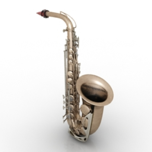 saxophone 3D models