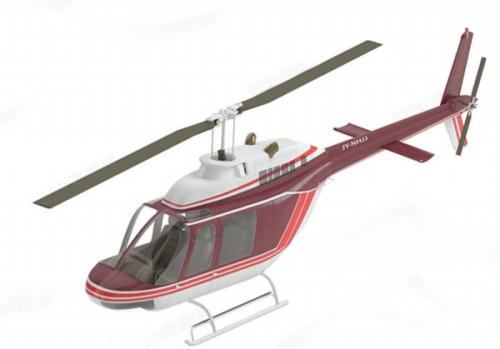 Helicopter 3D model