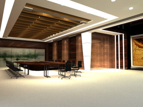 3D model companies and large meeting room