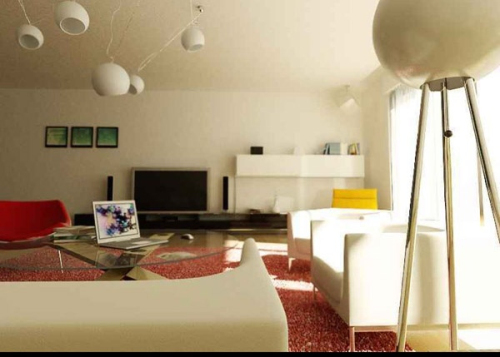 Personality living room model effect diagram